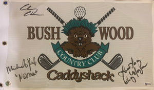 Caddyshack Autographed Golf Flag