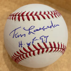 Tommy Lasorda Autographed ROMLB