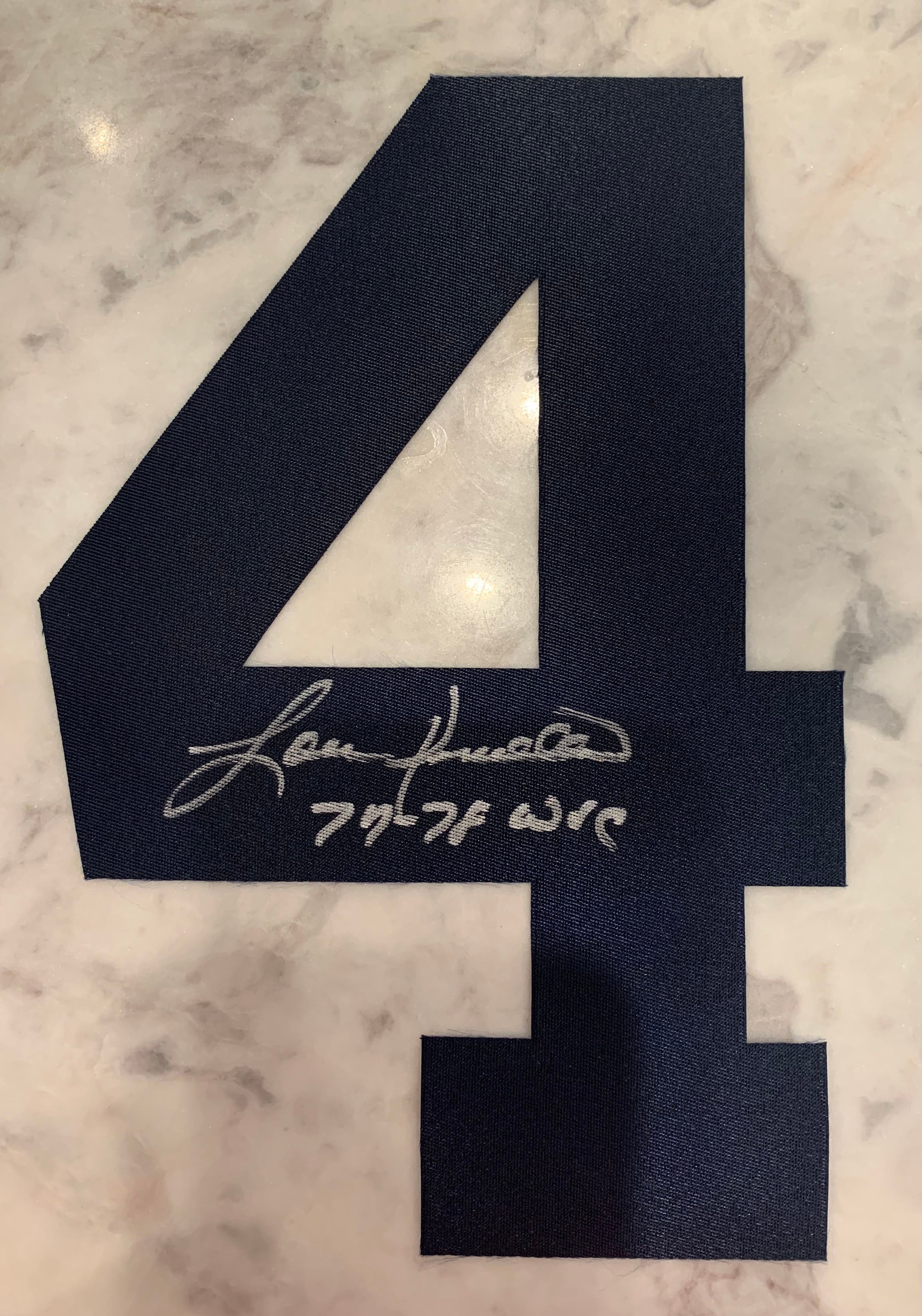 Lou Piniella Signed Yankees Jersey Number – Mead Chasky Sports