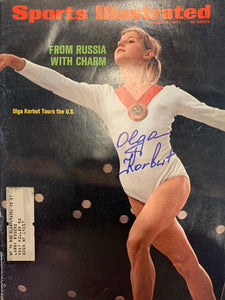 Olga Korbut Autographed Sports Illustrated