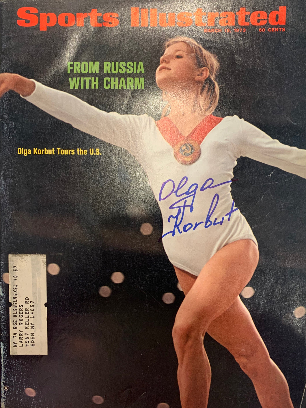 Olga Korbut Autographed Sports Illustrated